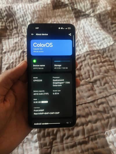 oppo Reno 6.