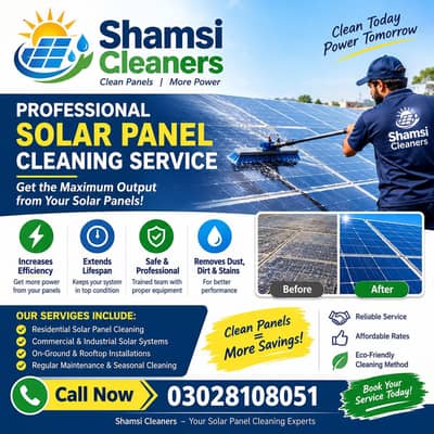 Solar panel Cleaning