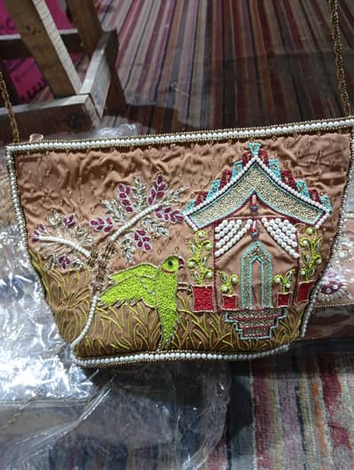 Ladies Bridal Hand Embroidery Purse