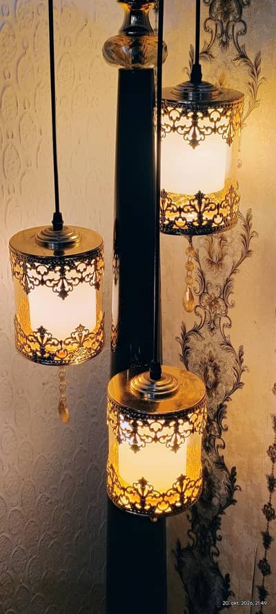 Italian design floor lamps 3 different lights DHA