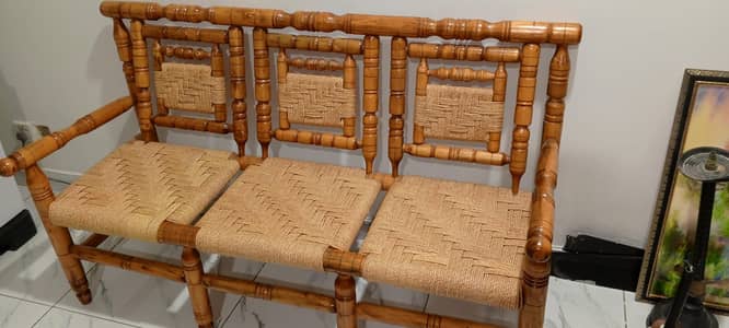 Wooden 5Seaters sofas and Eggs shape swinger