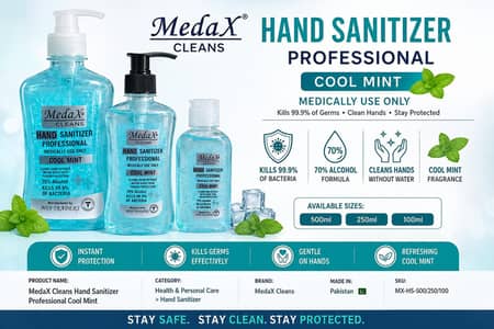Hand Sanitizer 500ml – Fresh Fragrance & Moisturizing Formula