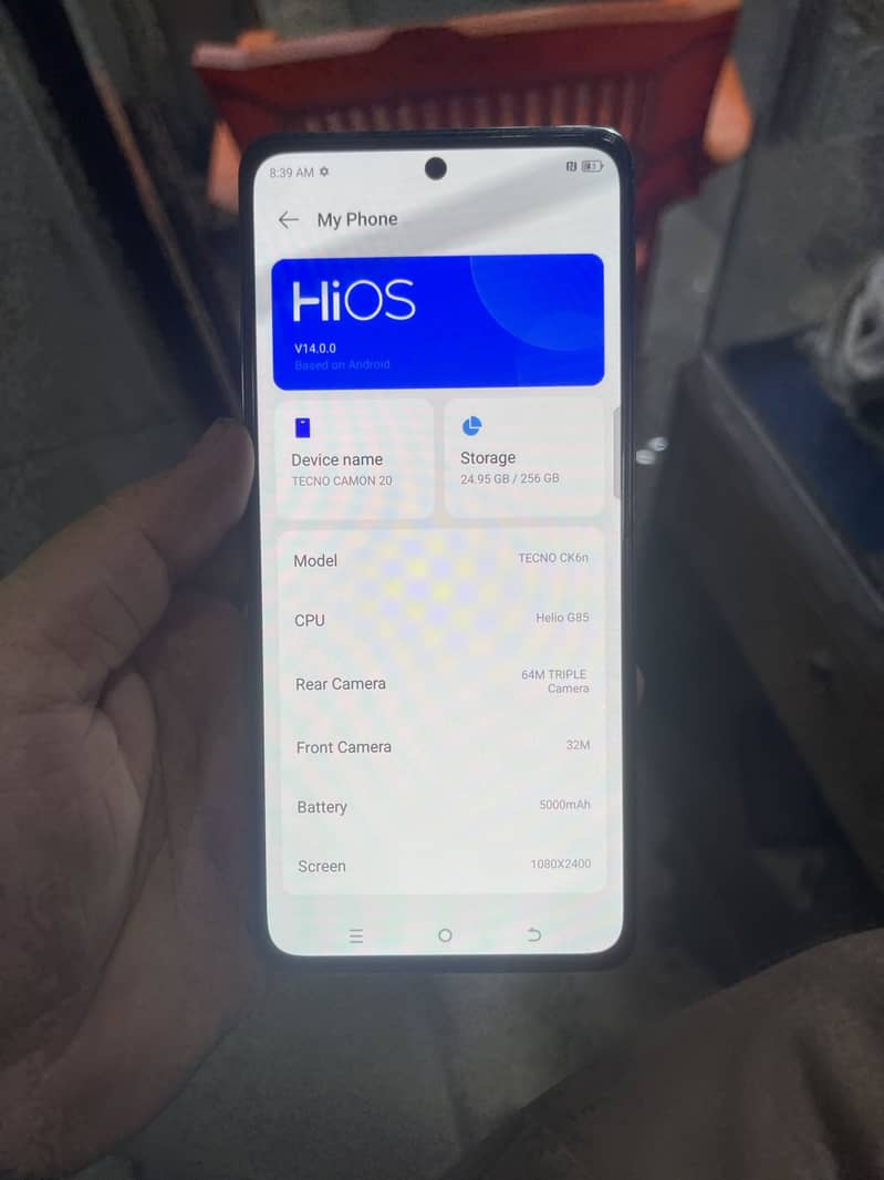 Tecno CAMON 20 1