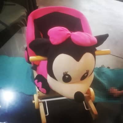 Mickey mouse style swing +rider for sale urgent bases