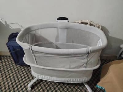 baby swing bedside bassinet