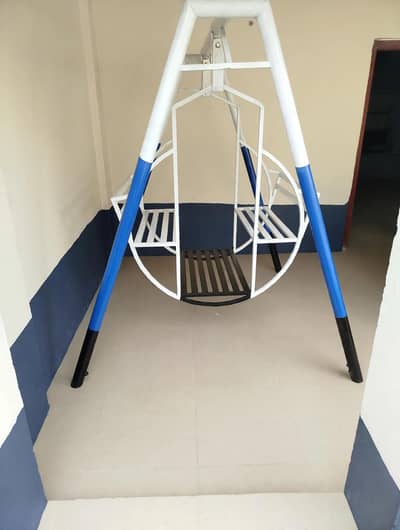 Heavy Duty Iron Family Swing Jhula - Double Seat Round Swing - Rs. 26k