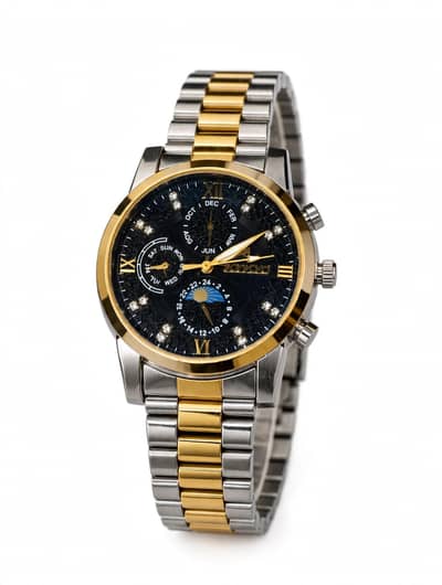 stylish stainless men's watch
