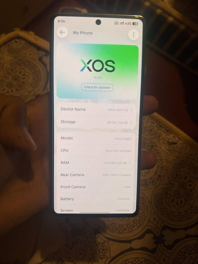 Infinix Note 40 0
