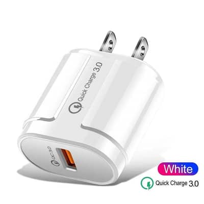 18W fast charging, dual USB mobile charger