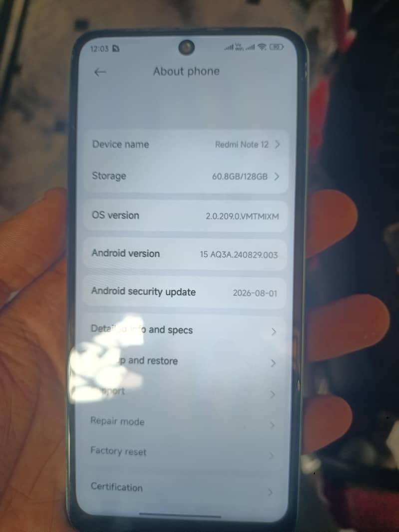 Xiaomi Redmi Note 12 3
