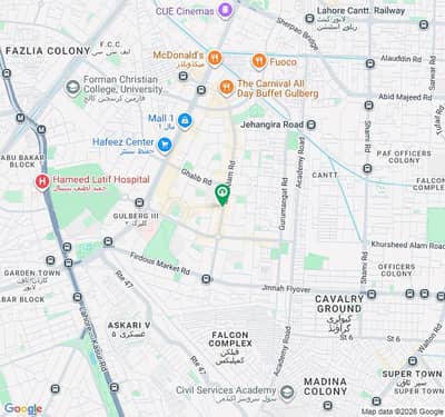 Ground Floor Shop Available For Rent In MM Alam Road