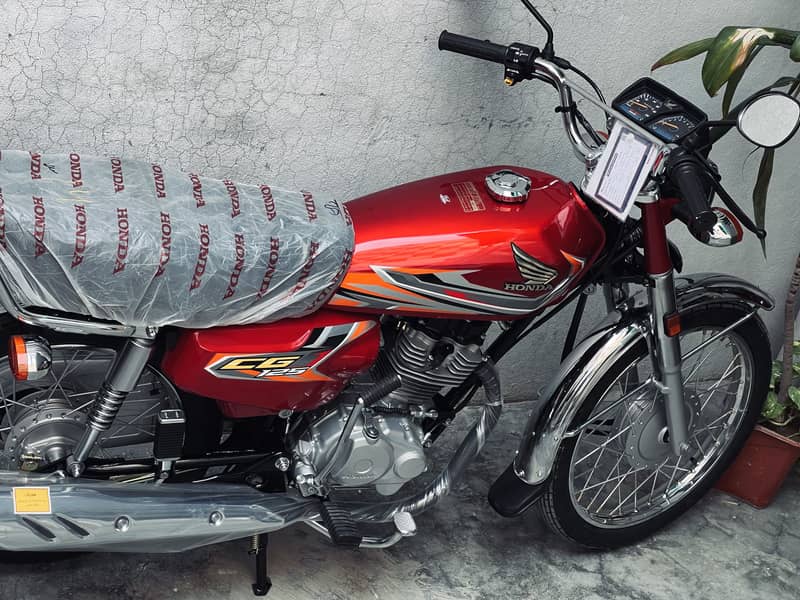 Cg 125 red colour zero meter 0