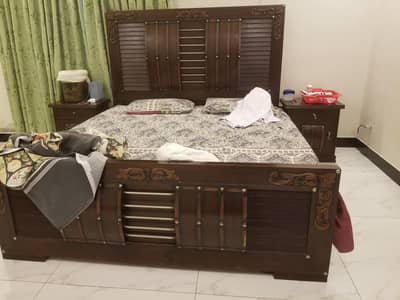 Bed set for sale with mattress