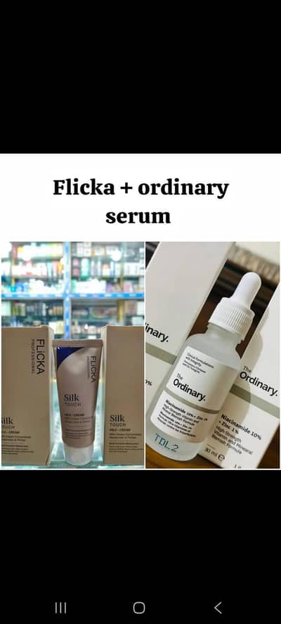 Pack of 2 - Flicka + Ordinary Serum Combo - Free Delivery`