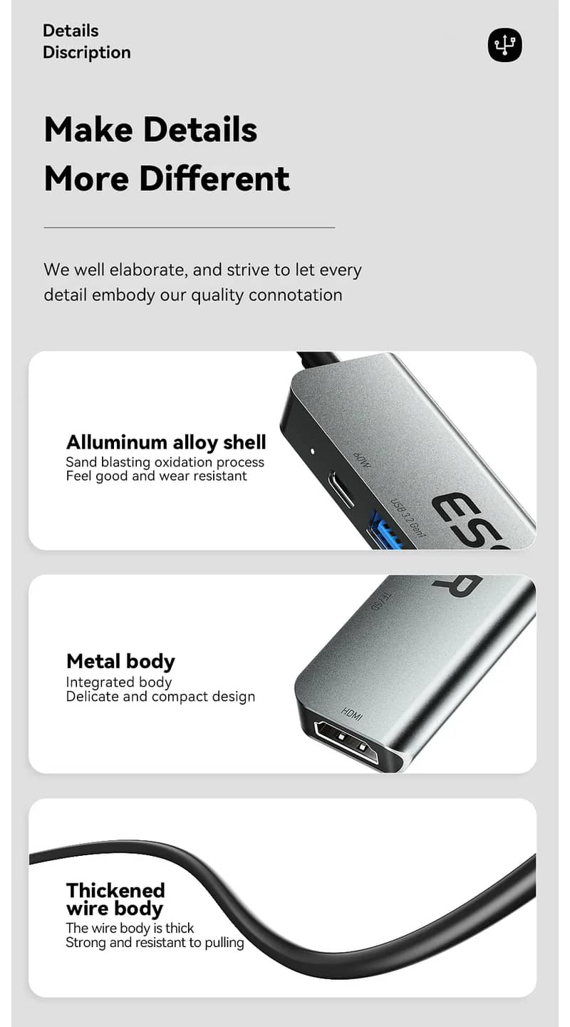 7 in 1 Type C Adapter 7