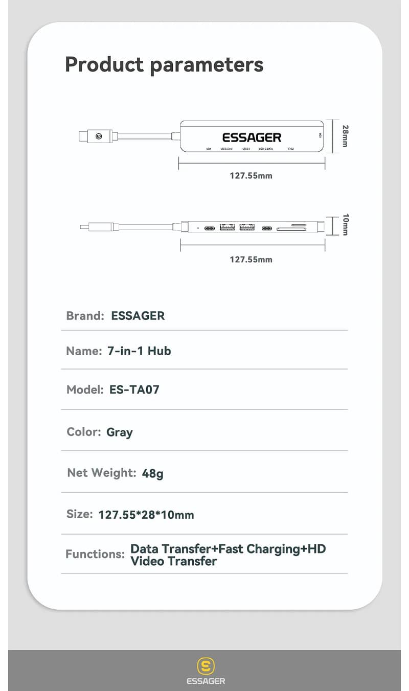 7 in 1 Type C Adapter 12