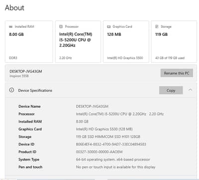 Laptop for Sale