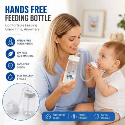 Hands Free Feeding bottle For Baby Standard PP Bottle 240 ml