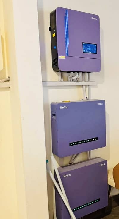 2 lithium batteries 100, or 10kv inverter knox