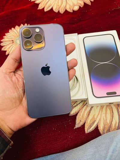 Apple Iphone 14 pro max official pta approved 256gb water pack