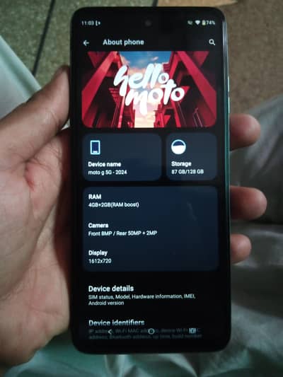 Motorola g5g