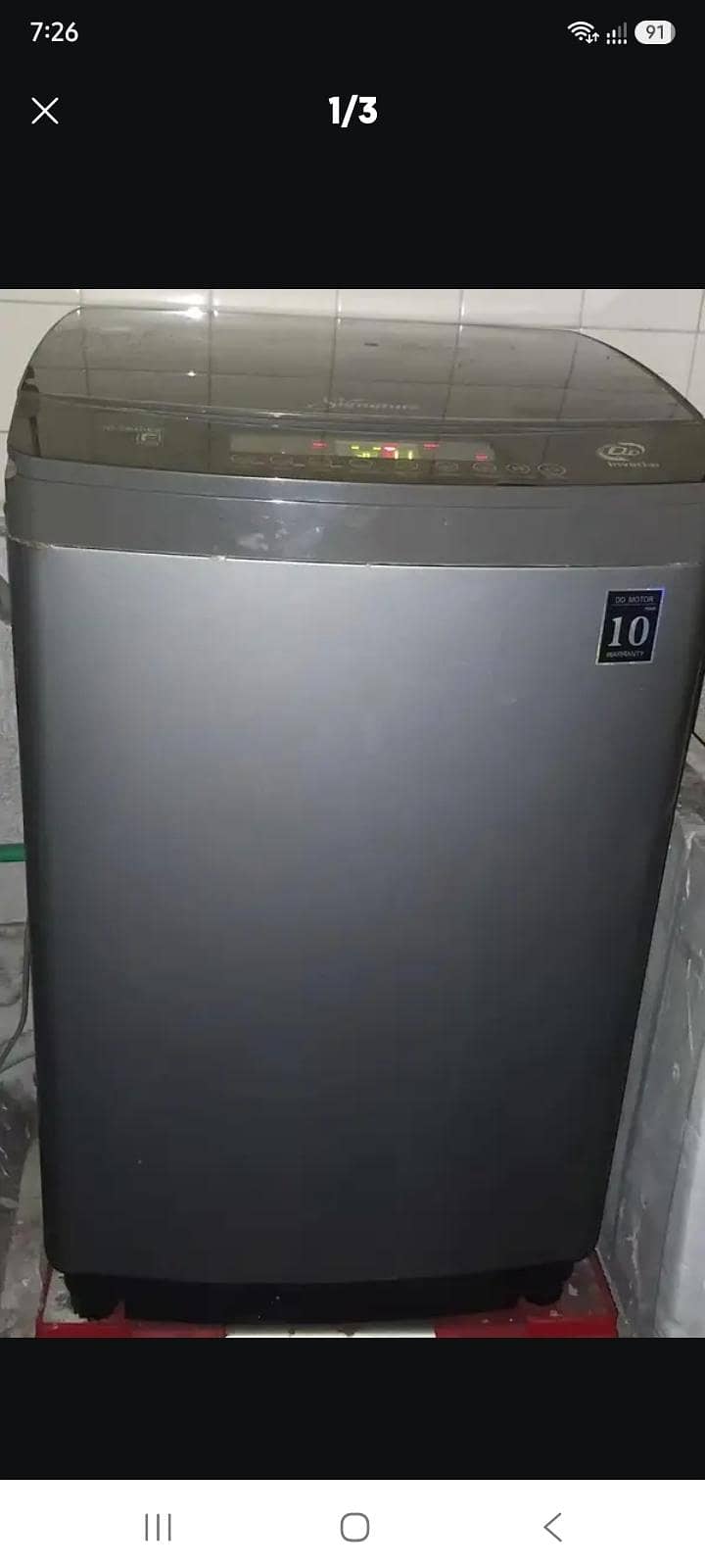 Fully Automatic top load washing machine 1