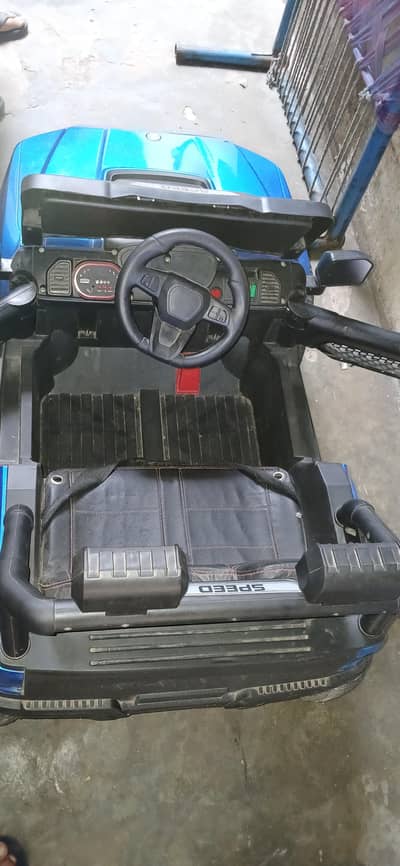 Kids Electric Ride-On Jeep for Sale – Blue, Double Seat 