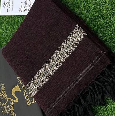 Mens Velvet shawal maroon 3 yard 100%soft