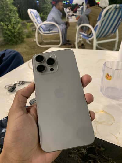 iPhone 15 Pro Max 256GB Natural Titanium JV 84% 10/10 Only Phone