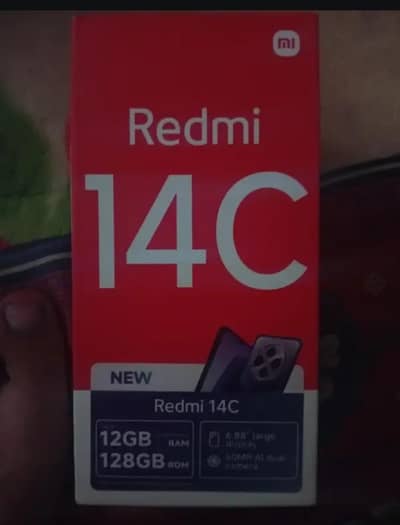 Xiaomi Redmi 14C pin pack 10by10 with box charger urgent sale home use