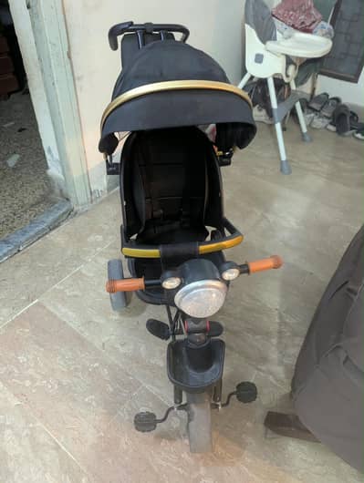 Baby tricycle and pram