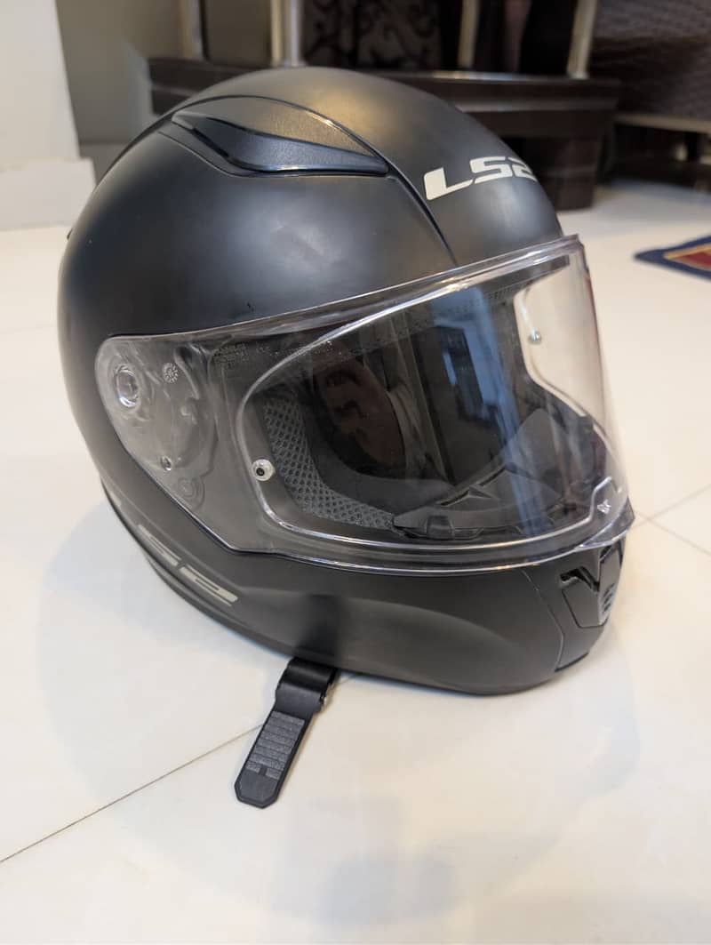 LS2 MATT BLACK MEDIUM SIZE 0