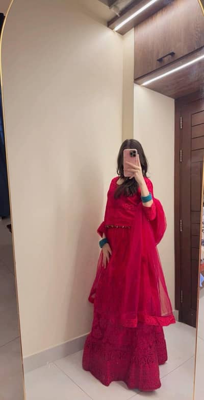 Gul-e-Rani — 3-Piece Pink Leheng
