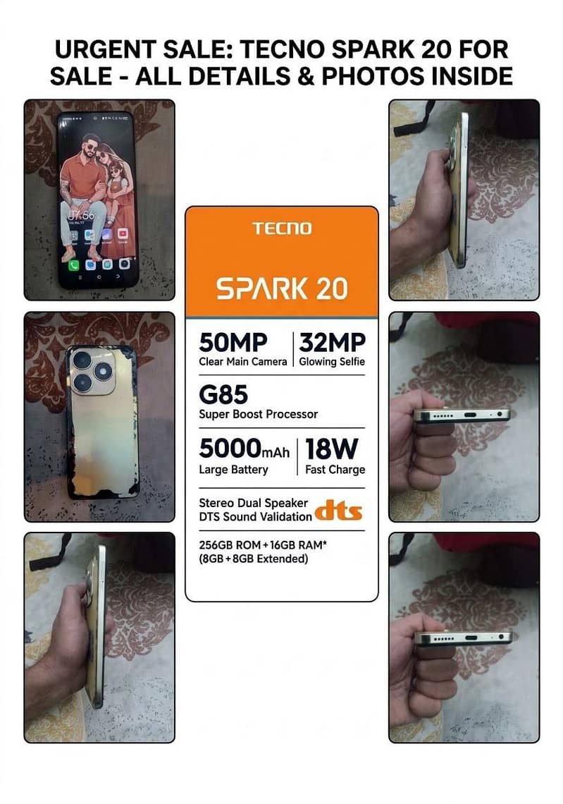 Tecno Spark 20C 0