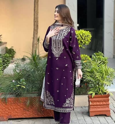 embroidery suit