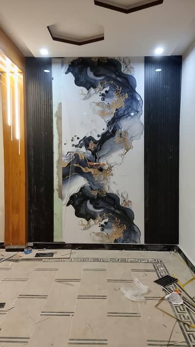 pvc wallpanel and seling work