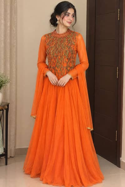 Orange Maxi 3 piece