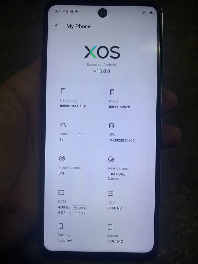 Infinix Smart 8 0