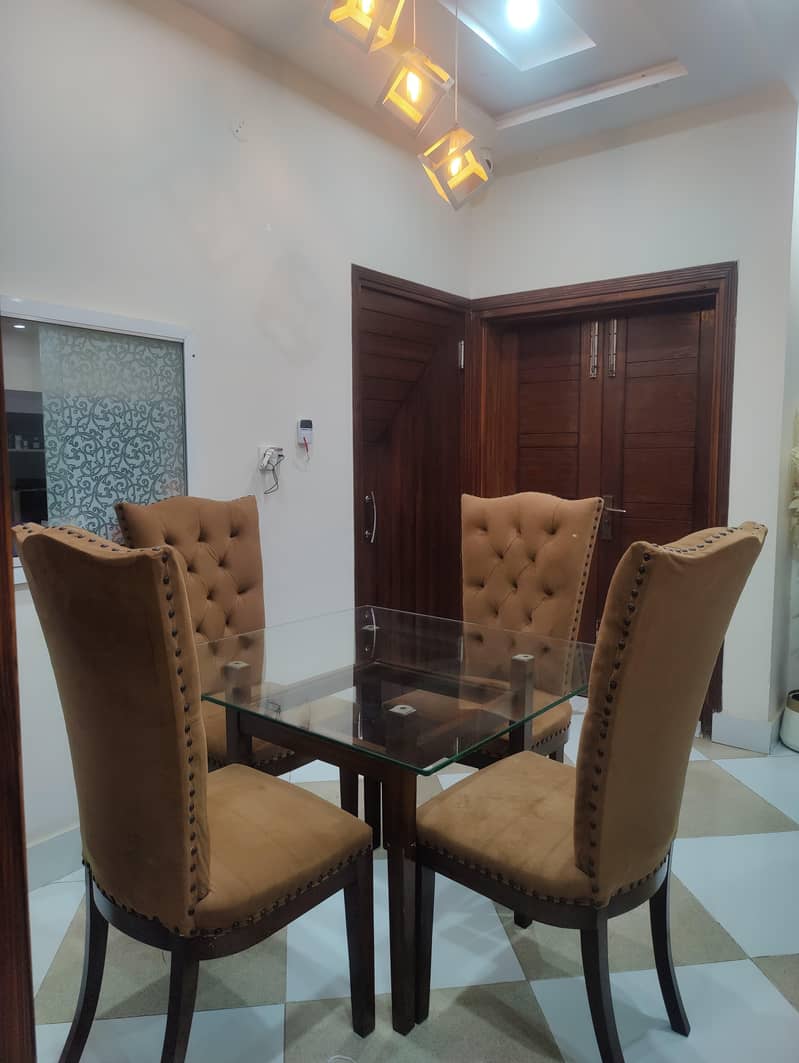 Dining table set 4 chairs 0