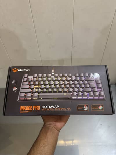 Meetion MK006 Pro Mechanical Keyboard – Brand New Sealed Box