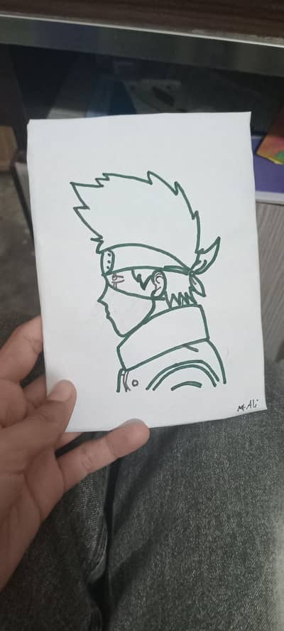 simple sketch drawing kakashi for sale