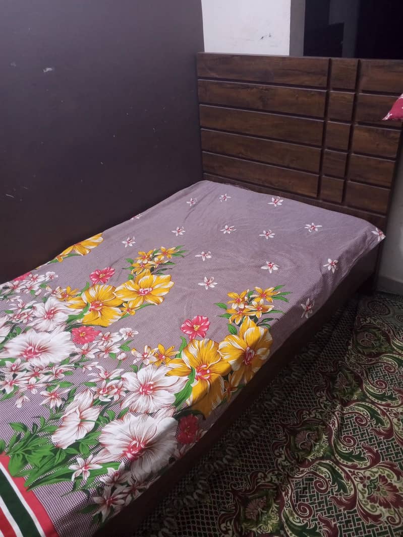 bed with mattress 2