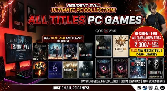 PC GAME NEW ALL 400 PLUS OLD 300 TO 250