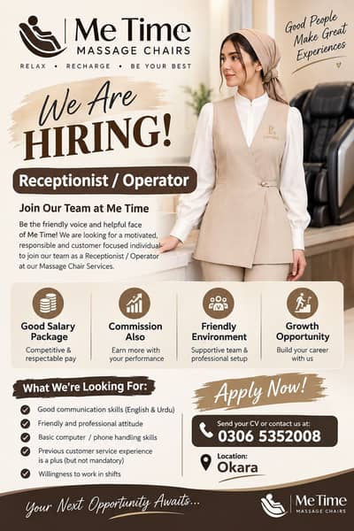 Need Urgent Female Staff For Our Company