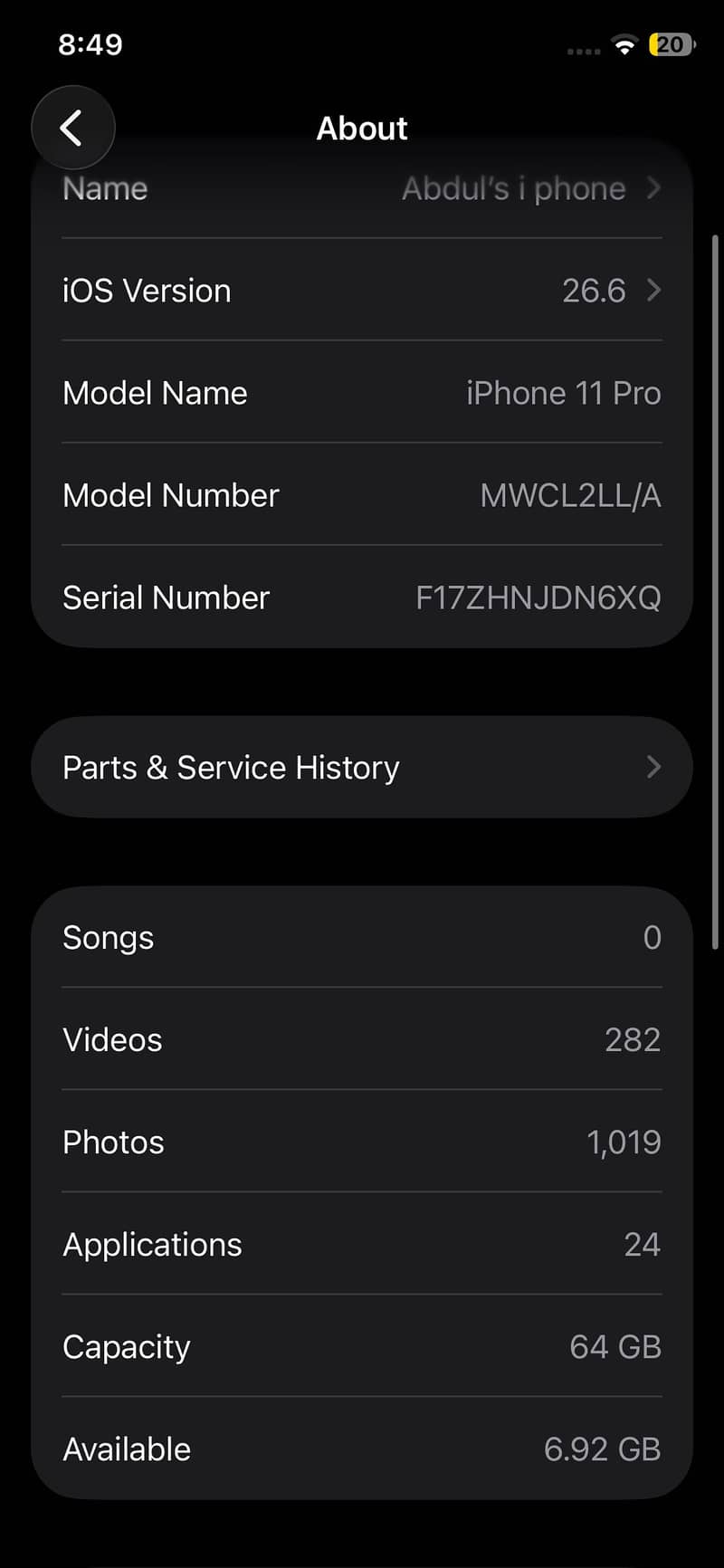 Apple iPhone 11 Pro 5