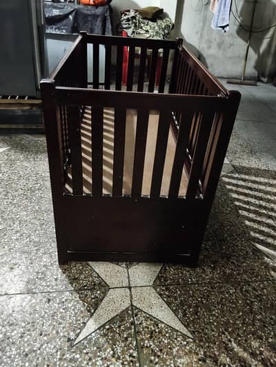 Solid Wooden Baby Cart
