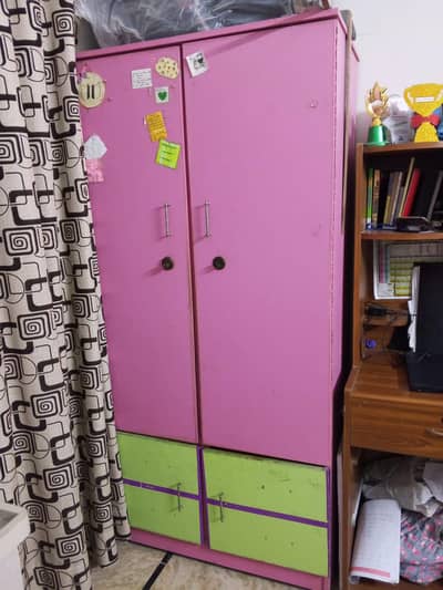 2 Door Wooden Wardrobe