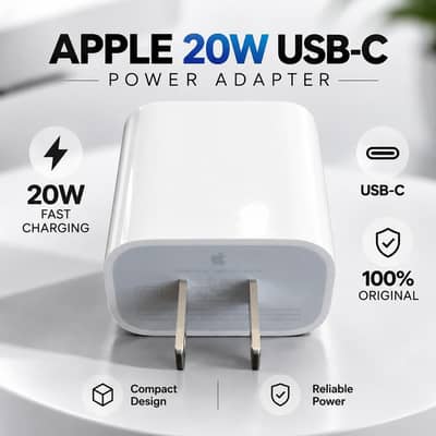 Apple 20W USB-C Original Charger | Box Pulled | Fast Charging