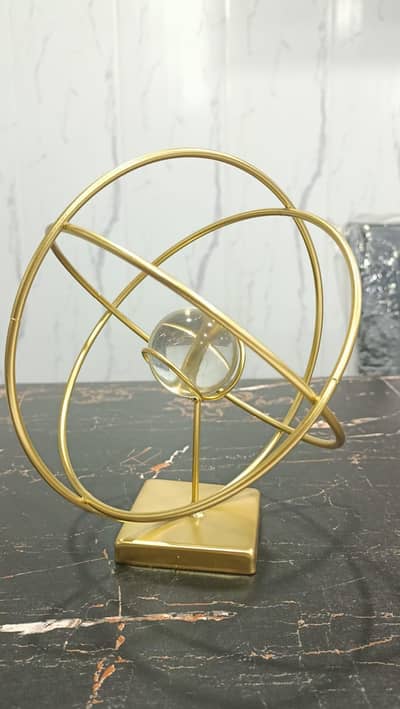 Crystal Ball Orbit Showpiece
