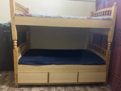 Bunker made of wood
